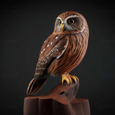 3D модель Glaucidium mooreorum (STL)